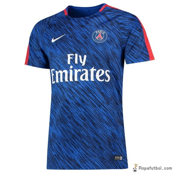 Camiseta Entrenamiento Paris Saint Germain 2017/18 Azul Rojo